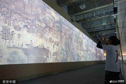 《清明上河图3.0》数字艺术展在广州开幕
